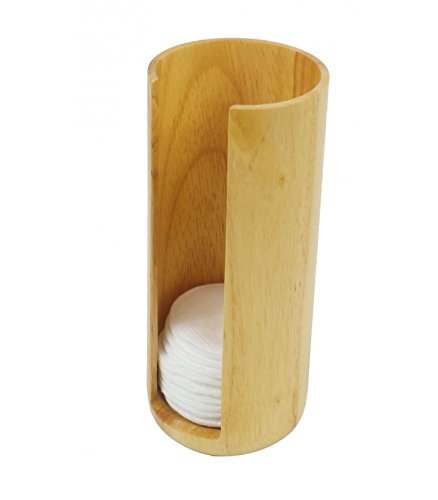 Distribuidor de algodón de desmaquillar de Madera