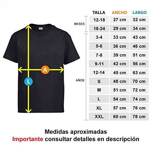 Diver Camisetas Camiseta Nacido para ser del Geta Getafe fútbol - Negro, 3-4 años