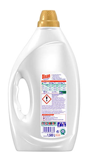 Dixan Detergente Líquido Frescor Energizante Pack de 4, Total: 120 Lavados (6 Litros)