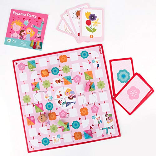 DJECO- Juegos de acción y reflejosJuegos educativosDJECOJuego Pijama Party, Multicolor (15)