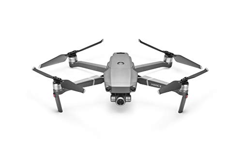 DJI Mavic 2 Zoom Drone + Fly More Combo - Kit de Accesorios Incluido con el Drone, 2 Baterías de Vuelo, Cargador para el Coche, Puerto de Carga, Adaptador de Batería a Batería Externa, Hélices, Bolsa