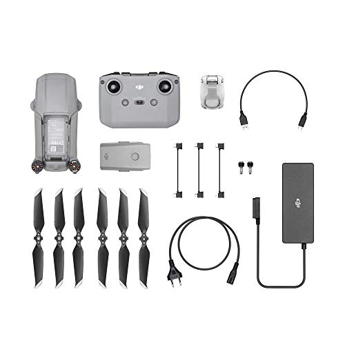 DJI Mavic Air 2 Pack Vuela Más Drone Quadcopter UAV con Cámara de 48MP 4K Video 1/2 Pulgadas CMOS Sensor de Cardán de 3 Ejes, Tiempo de Vuelo 34 min, ActiveTrack 3.0, Color Gris