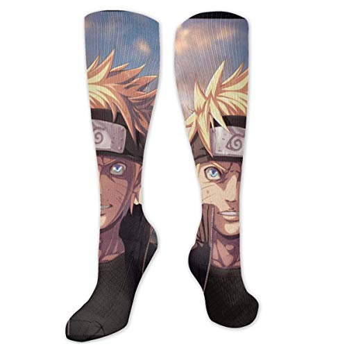 DJNGN Sinon Asuna Kirito Calcetines de compresión Unisex Medias para Adultos Cosplay Calcetines Largos hasta la Rodilla