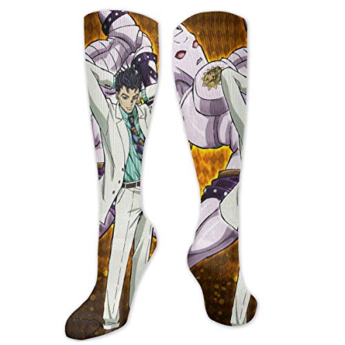 DJNGN Sinon Asuna Kirito Calcetines de compresión Unisex Medias para Adultos Cosplay Calcetines Largos hasta la Rodilla