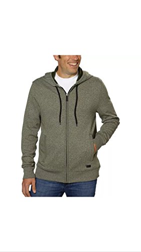 DKNY de los Hombres con Cremallera Completa con Capucha Sweatshirt-Pine