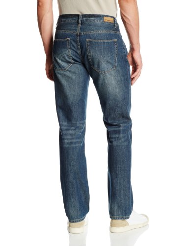 DKNY Jeans Bleecker Jean para hombre en gris lavado al polvo 76,2 cm - - 38W x 30L