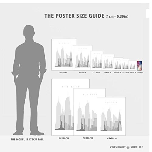 DLFALG La vie est belle cita francesa cartel de lienzo en blanco y negro flores arte de pared pintura impresión nórdica imagen decorativa decoración del hogar 40x50cmx2 sin marco