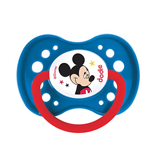 Dodie Duo Mickey A65 – Lote de 2 chupetes anatómicos, a partir de 18 meses