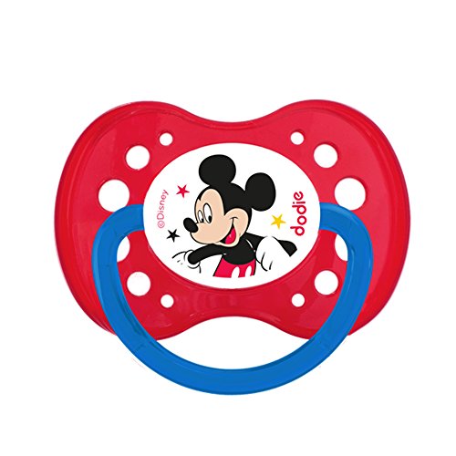 Dodie Duo Mickey A65 – Lote de 2 chupetes anatómicos, a partir de 18 meses