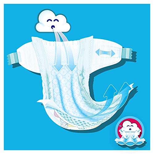 DODOT Bebé-Seco Pañales Talla 6, 132 Pañales, Pañal con Canales de Aire - 13+ kg