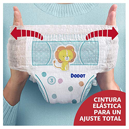 Dodot Pants Pañal - Braguita Talla 7, 92 Pañales, 17 kg +, Pañal - Braguita Con Ajuste 360° Anti - fugas