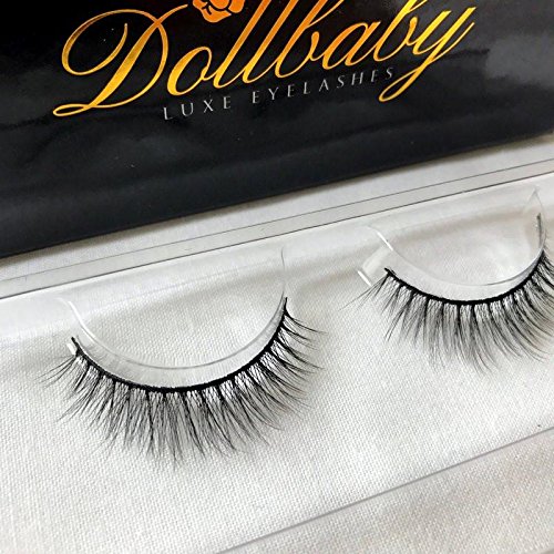 Dollbaby London Samantha' Barely There - Pestañas de visón sintético de varias capas