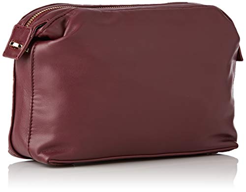 Don algodón Urban, Bolso bandolera mujer acolchado, Vino, 25x16x8 cm