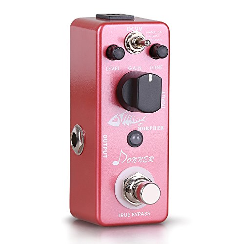Donner – Pedal de Efectos para Guitarra Morpher Distorsión 3 Modos de Trabajo