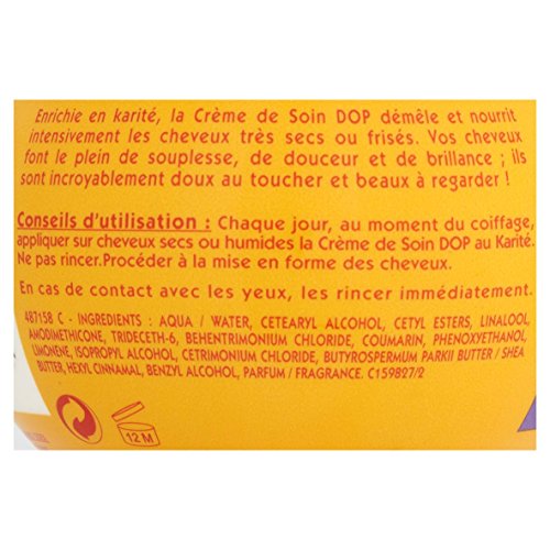 DOP – Crema hidratante de karité para cabellos muy secos o encrespados – 300 ml – lote de 2