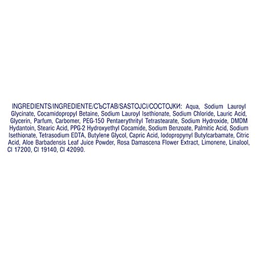 Dove - Gel de ducha para el cuidado del verano, refrescante edición limitada con aroma de aloe vera y agua de rosas, 250 ml