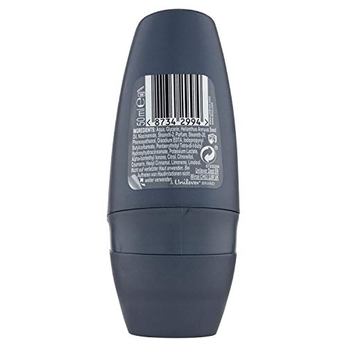 Dove Men Clean Comfort 0 Aluminium Deo Roll-On - 50 ml