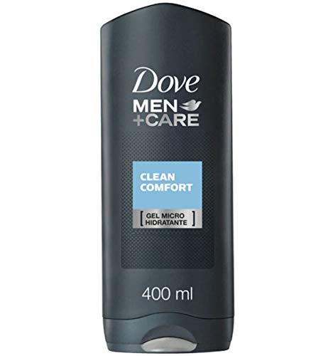 Dove Men+Care Men Clean Comfort Gel de Ducha Dermatológicamente Testado, 400 ml