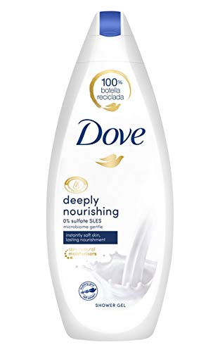Dove Neceser Brillos Mujer - Gel Hidratación Profunda 500 ml + Loción Esencial 400 ml + Tarro Crema 75 ml + Roll On Original 50 ml + Pastilla de jabón 100 gr