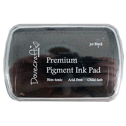 Dovecraft – Tampón de Tinta, plástico, Negro Azabache, 8.5 x 2 x 6 cm