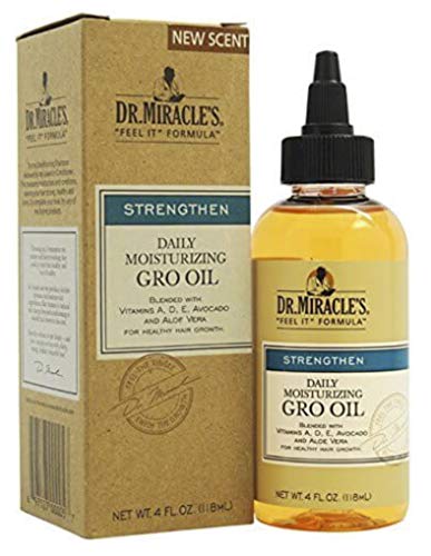 Dr. Miracles Intensive Spot Serum 4 oz, Daily Moisturizing Gro Oil 4 oz & Daily Anti Breakage Fortalecer Crema 4 oz