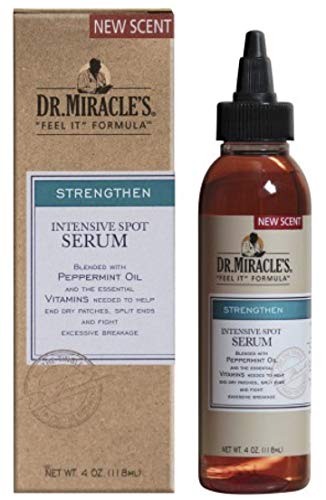 Dr. Miracles Intensive Spot Serum 4 oz, Daily Moisturizing Gro Oil 4 oz & Daily Anti Breakage Fortalecer Crema 4 oz