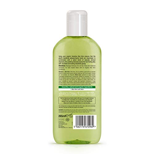Dr. Organic, Champú - 1 unidad, 265 ml (1082-018)