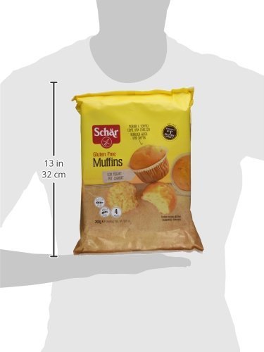 Dr. Schar Muffin Magdalenas - Paquete de 4 x 65 gr - Total: 260 gr - [Pack de 4]