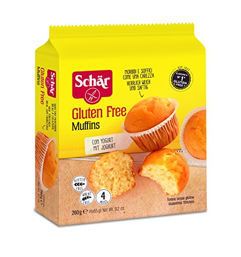 Dr. Schar Muffin Magdalenas - Paquete de 4 x 65 gr - Total: 260 gr - [Pack de 4]