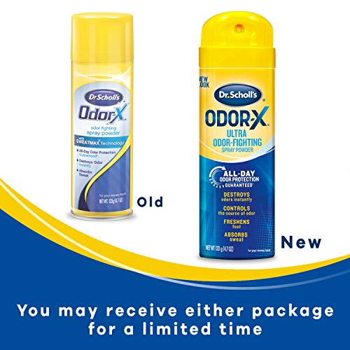 Dr. Scholl's Odor-X Odor Fighting Spray Powder, 4.7 oz