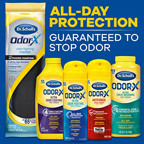 Dr. Scholl's Odor-X Odor Fighting Spray Powder, 4.7 oz