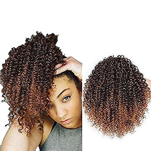 Drawstring Puff Afro Kinky Curly Ponytail African American Short Wrap Synthetic Clip in Ponytail Hair Extensions