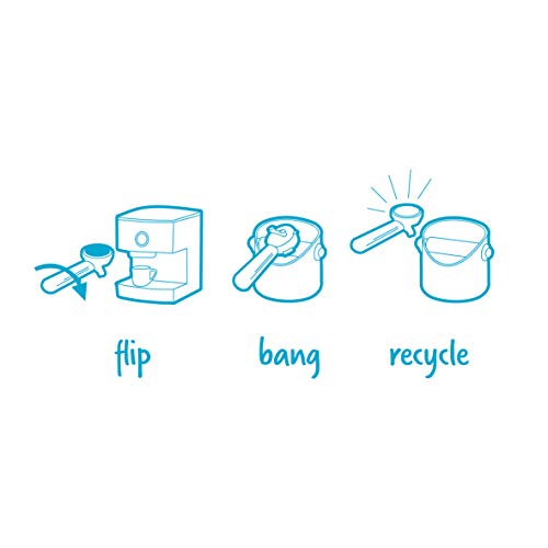 Dreamfarm Grindenstein - Recipiente para cápsulas de café, Color Rojo