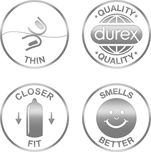 DUREX - Durex Invisible Extra Fin Extra Lubrifié 10 Préservatifs