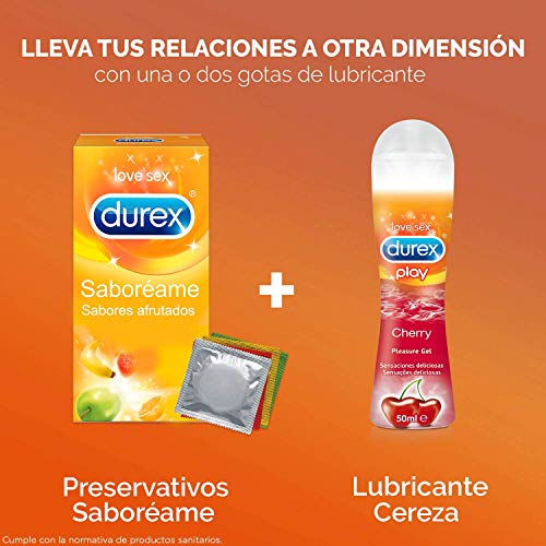 Durex Play Lubricante Base Agua Sabor Cereza 50 ml