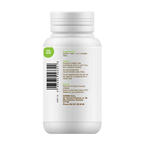 Earth Blends - Betacaroteno 10000 UI, visión saludable, 120 cápsulas blandas, para adultos