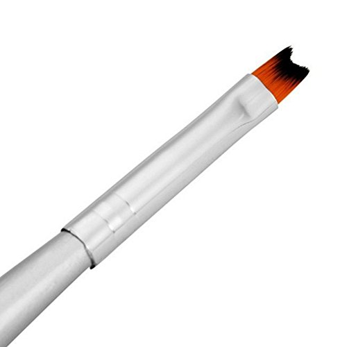 Ecloud Shop® Herramientas de arte del clavo gel de media luna pluma francesa color de la luz pintada francés pluma pluma gradiente de la uña