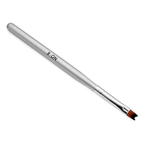 Ecloud Shop® Herramientas de arte del clavo gel de media luna pluma francesa color de la luz pintada francés pluma pluma gradiente de la uña