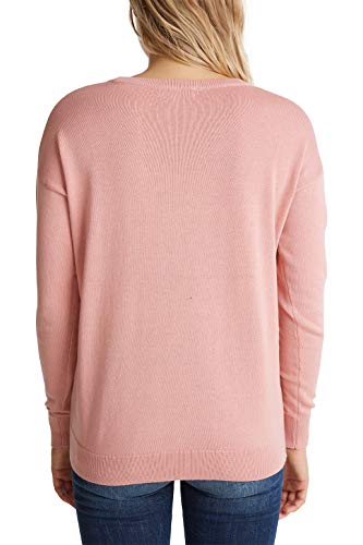 edc by Esprit 080CC1I302 Suéter, 673/Pink 4, S para Mujer