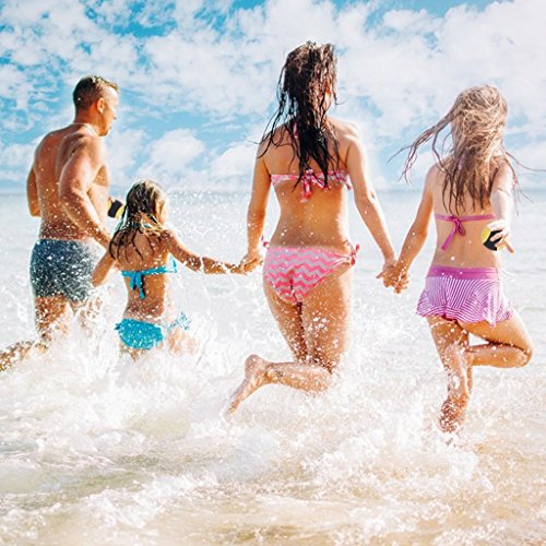 edealing Water Bouncing Ball para Pool & Sea - Divertido Juego de Deportes acuáticos para Familiares y Amigos - Anti-Cracking Soft and Strong Bounce - 2.17 Inch (Amarillo)