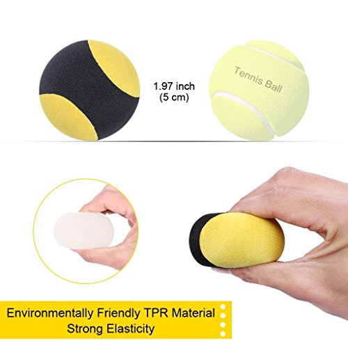 edealing Water Bouncing Ball para Pool & Sea - Divertido Juego de Deportes acuáticos para Familiares y Amigos - Anti-Cracking Soft and Strong Bounce - 2.17 Inch (Amarillo)