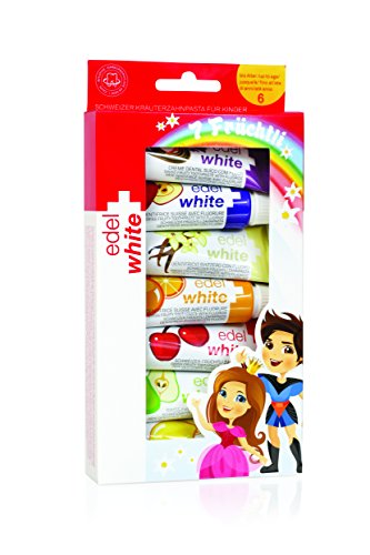 edel+white niños pasta de dientes 7 frutas (7x 9,4ml)