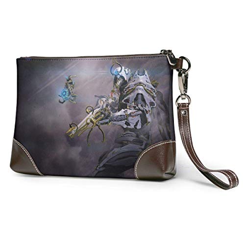 EDFG Bolso de mano de cuero Warframe Cómodo Ligero Impermeable Bolsos fáciles de llevar Mujeres 's Of Man Wristlet Pouch Coach Handbags