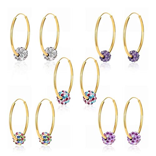 EDSS Lindo un par de aretes de Fragancia Pendientes de Tendencia de Moda Hermosos aretes/antialérgico/Intermitente de Plata/Diamantes/pequeño y Exquisito