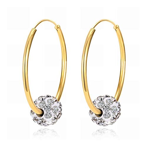 EDSS Lindo un par de aretes de Fragancia Pendientes de Tendencia de Moda Hermosos aretes/antialérgico/Intermitente de Plata/Diamantes/pequeño y Exquisito