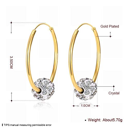 EDSS Lindo un par de aretes de Fragancia Pendientes de Tendencia de Moda Hermosos aretes/antialérgico/Intermitente de Plata/Diamantes/pequeño y Exquisito