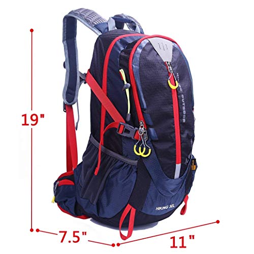 EGOGO 30L al Aire Libre Ciclismo Senderismo Mochila Resistente al Agua Corriendo Mochila Camping con Lluvia Cubierta S2310 (Negro)