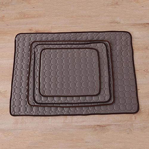 Eileen Ford Pad Mat | 1PCS Estera de enfriamiento para Perros Pet Cat Chilly Almohadilla de Verano no tóxica Cool Cushion Bed Mat Indoor-L-