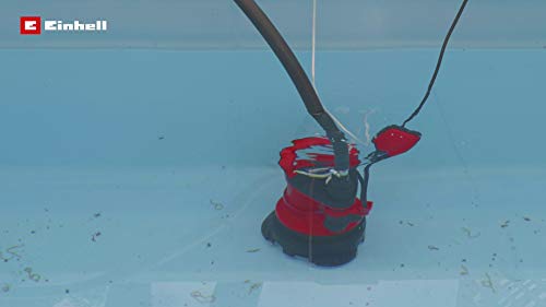 Einhell GE-DP 5220 LL ECO - Bomba de aguas sucias (520W, capacidad de 13500 l/h, profundidad max. de inversión 7m, conexión de manguera 47.8mm,, cuerpos extraños hasta 20 mm, interruptor de flotación)