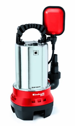Einhell GH-DP 5225 N - Bomba de aguas sucias (520W, capacidad de 10.000 l/h, profundidad max. de inversión 5m, conexión de manguera 47.8mm, cuerpos extraños hasta 25 mm) (ref.4170481)
